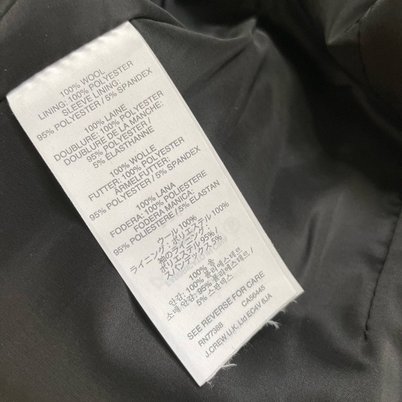 J.Crew 1035 Supper 120s Pinstriped Blazer in Gray - Picture 13 of 16